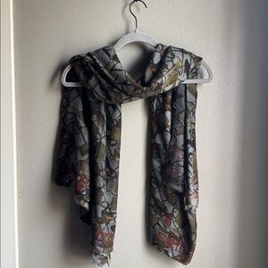 Faliero Sarti Padlock 2012 Multicolor Print Scarf.